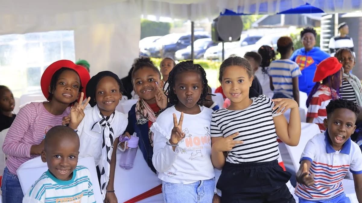 Kigwa Ridge learners celebrating French and Music Day