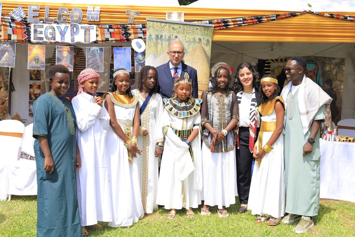 Kigwa Ridge School learners and teachers celebrating Art and Cultural Day
